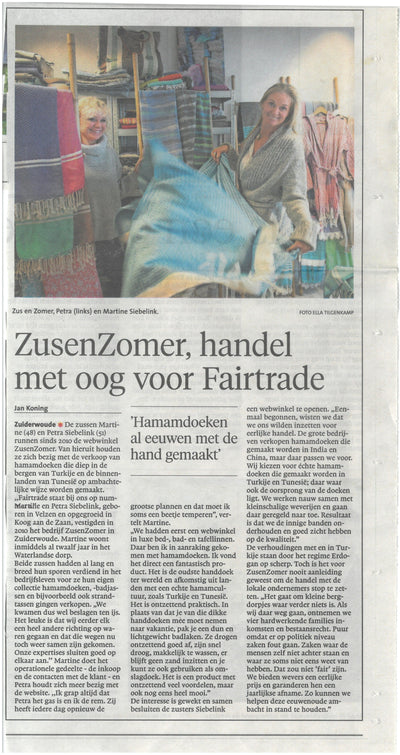 ZusenZomer in the Noordhollands Dagblad