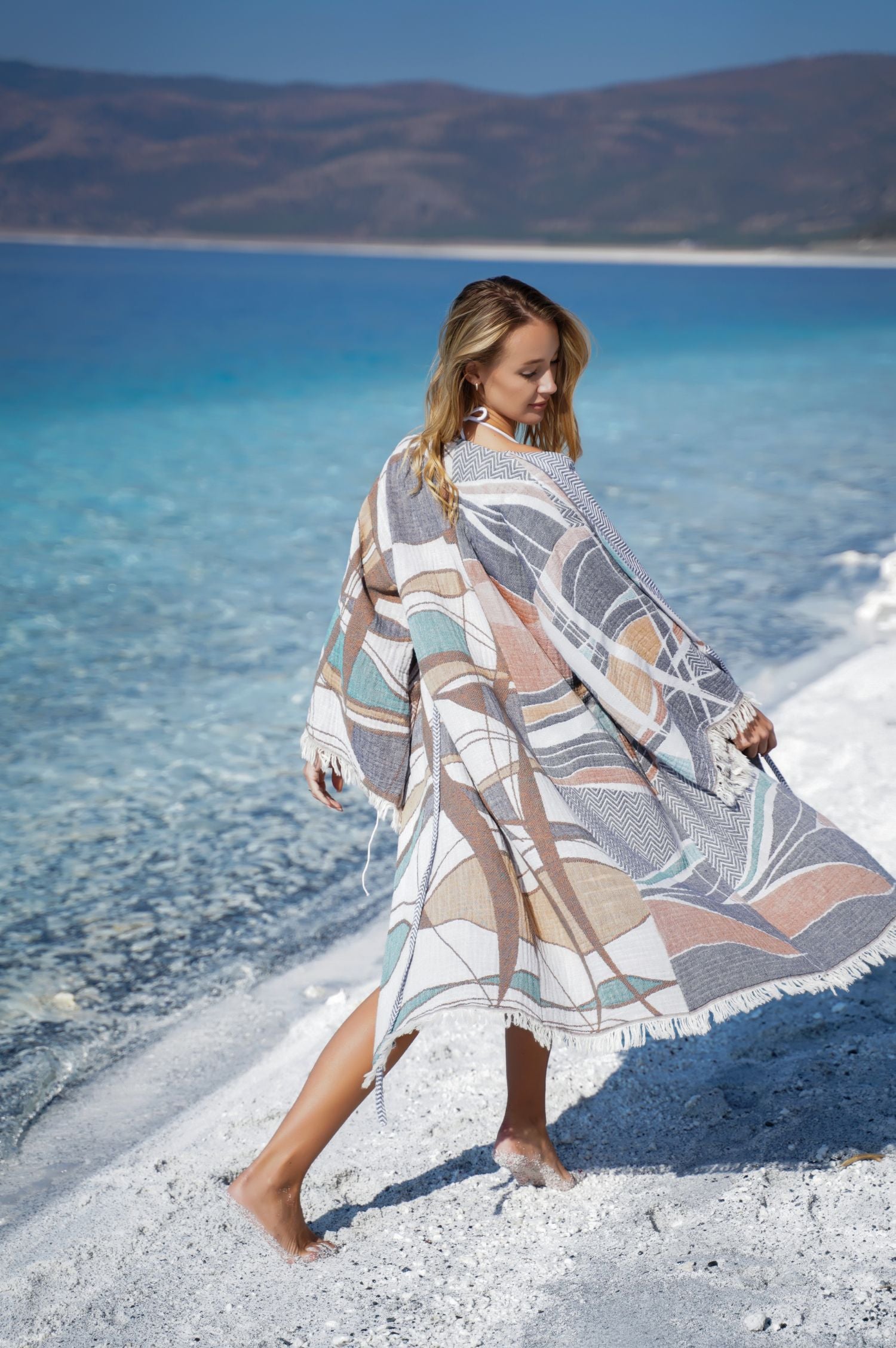 Nieuwe bikini strand rok tunieken voor strand cover-up badpak vrouwen ruche biquini badpak zomer strandkleding zwempak kopen vanaf een prijs van 16