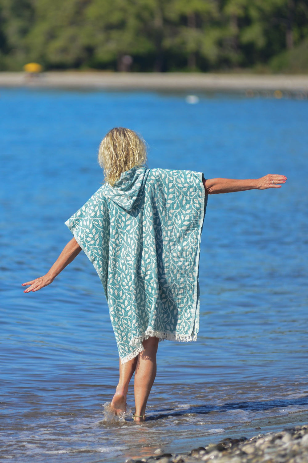 Damen Surfponcho, Saunaponcho oder Strandponcho