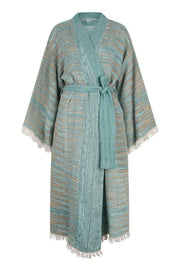 dames badjas kimono stijl katoen