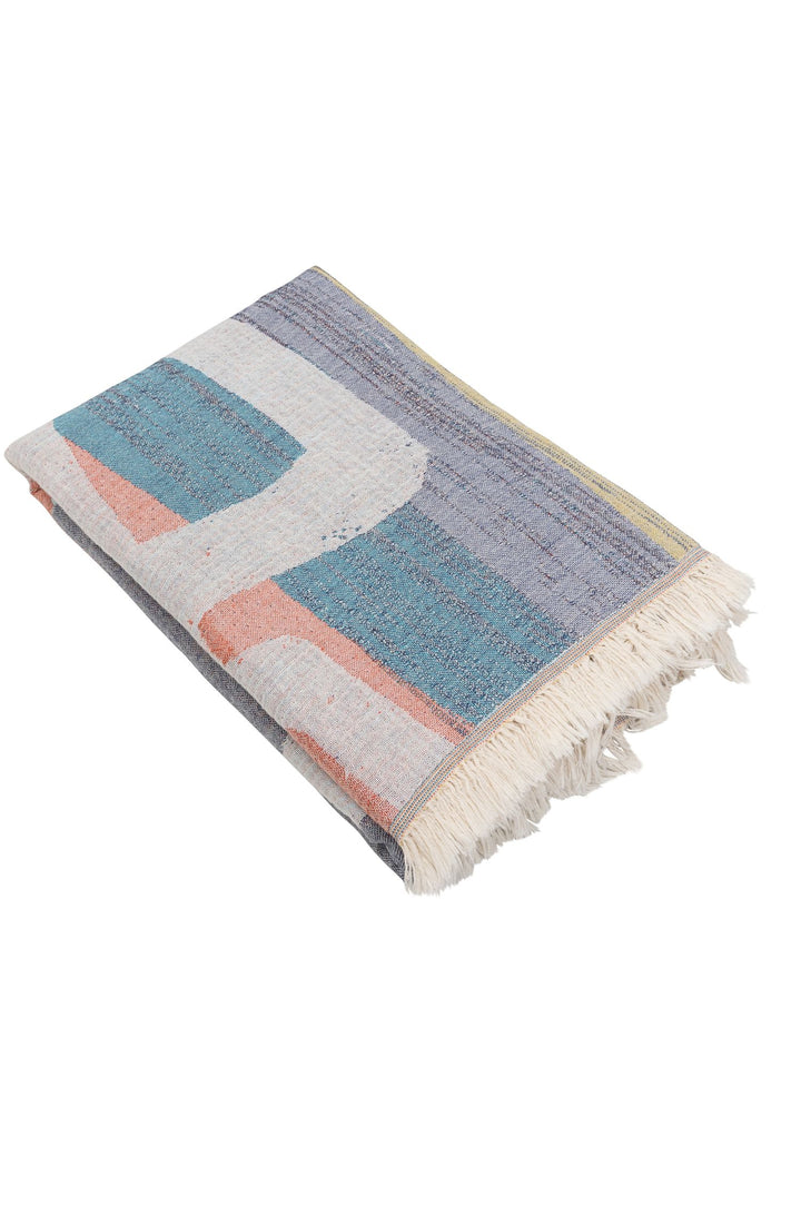 franjes hamamdoek blue grey sauna vakantie