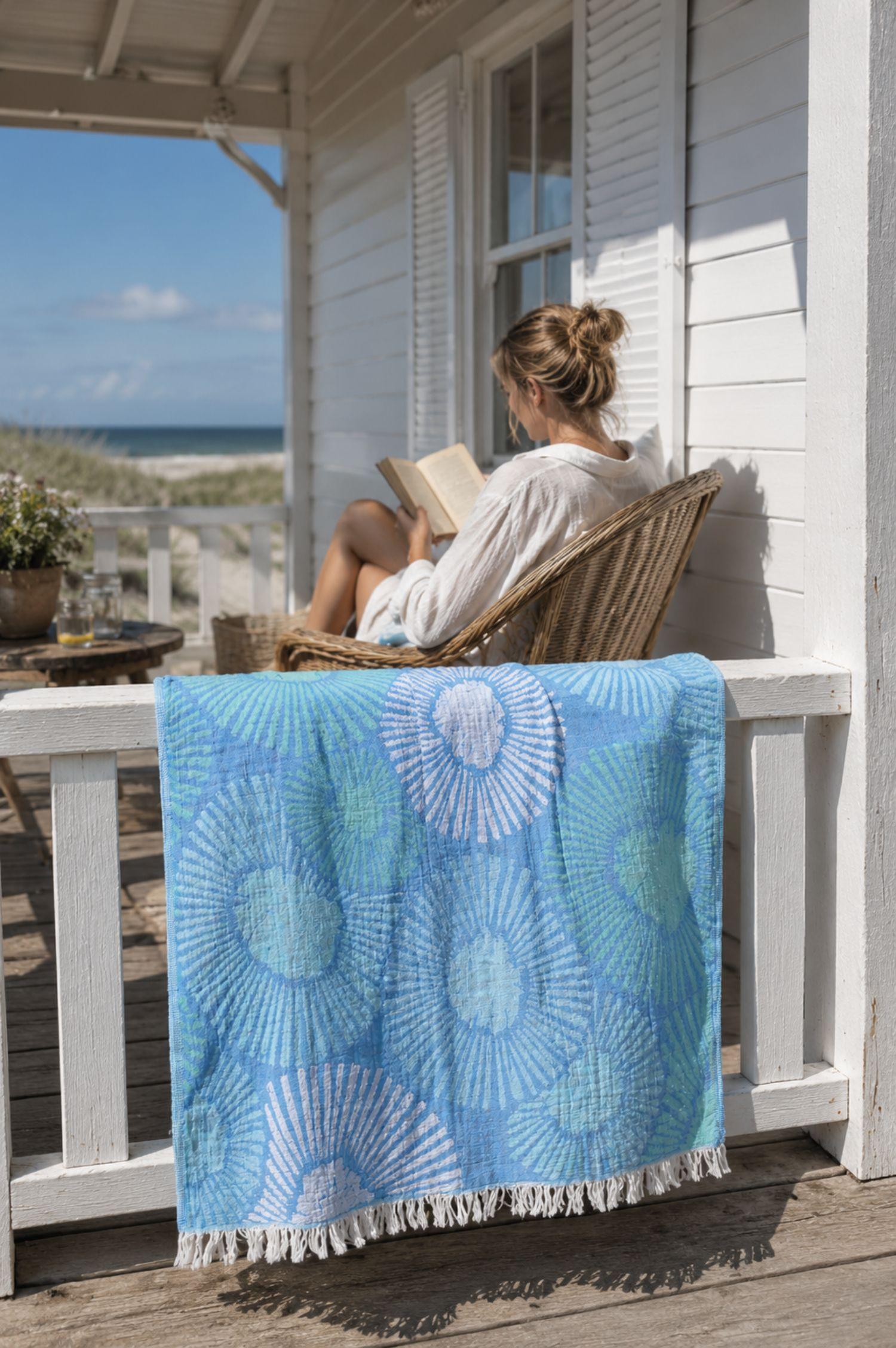 Soft hamam towel - 95x190 - 100% cotton and fair trade
