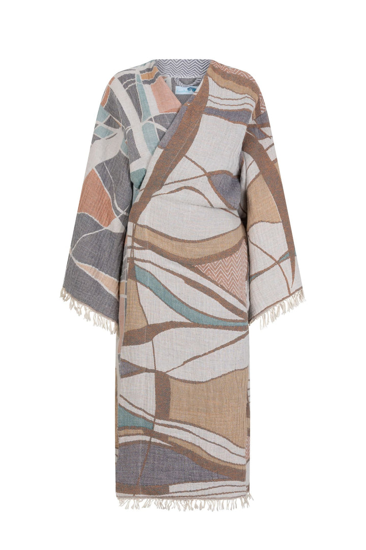 Ekouaer Zachte en lichte damesbadjas voor dames, dun, kimono, kort, 3/4-mouwen, met zakken, S-XXL, Lichtblauw, S Ekouaer Zachte en lichte damesbadjas voor dames, dun, kimono, kort, 3/4-mouwen, met zakken, S-XXL, Lichtblauw, S