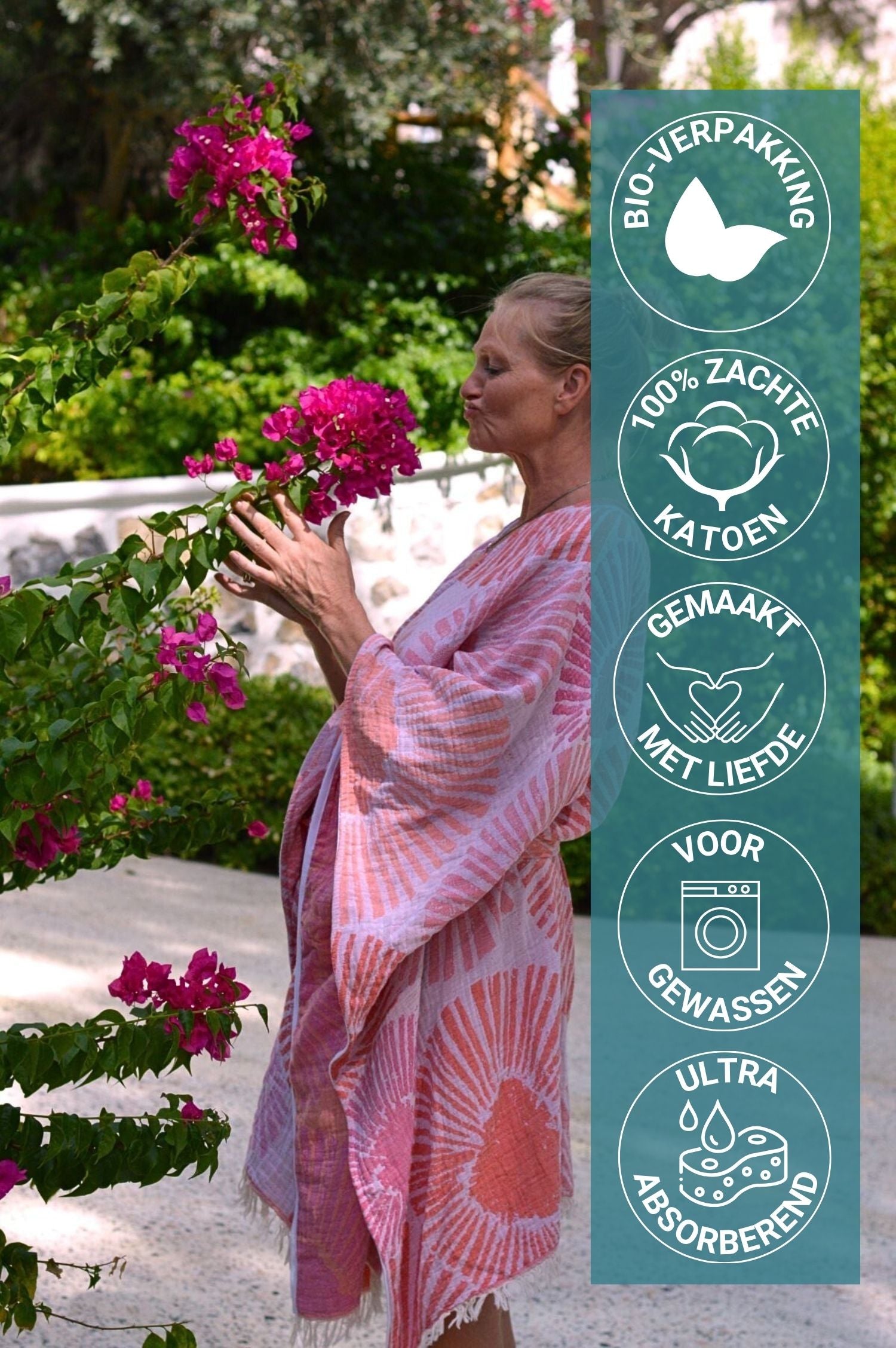alya dames kimono dress 100% katoen