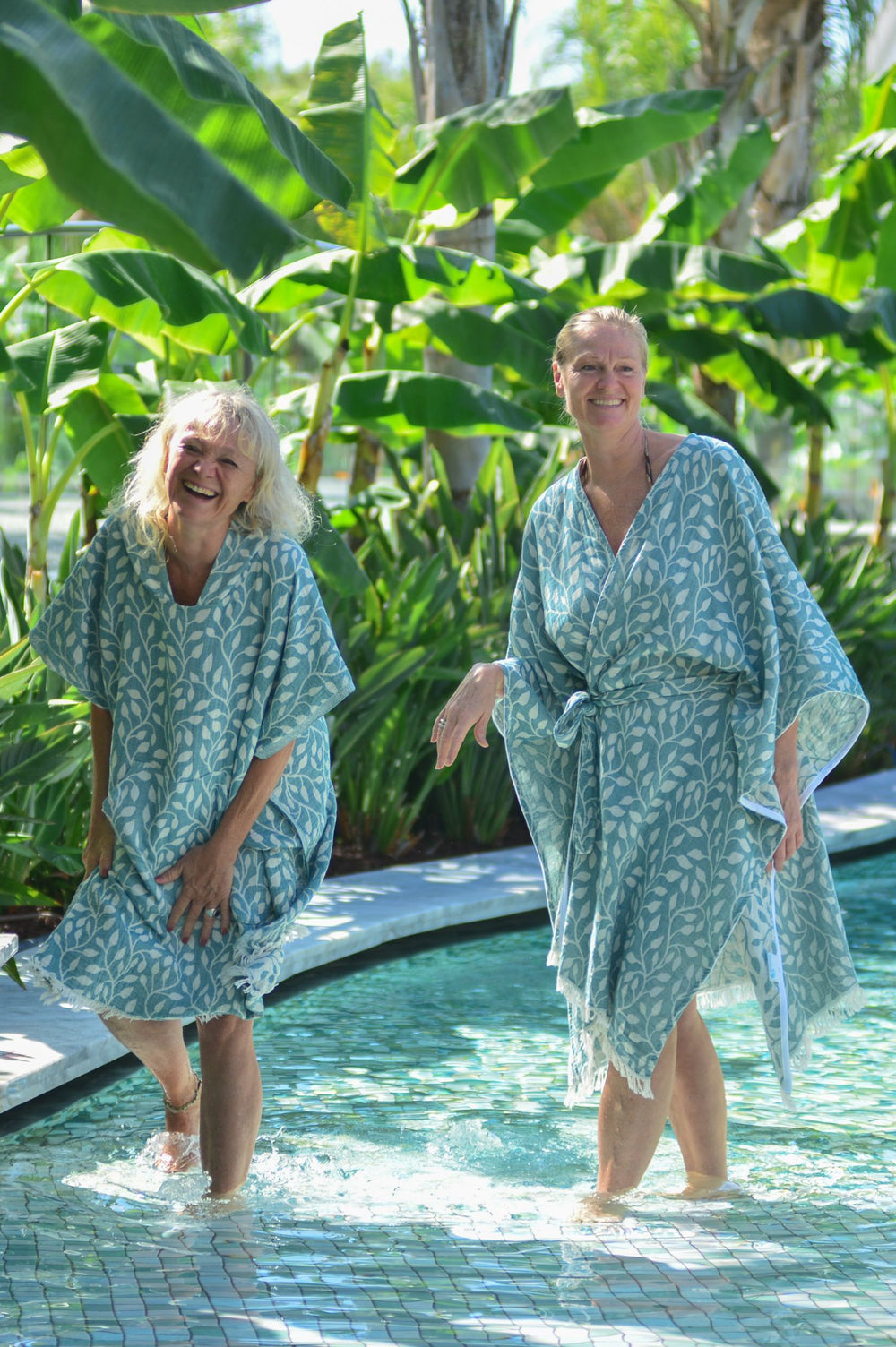 ZusenZomer dames kimono dress absorberend vakantie saunabadjas