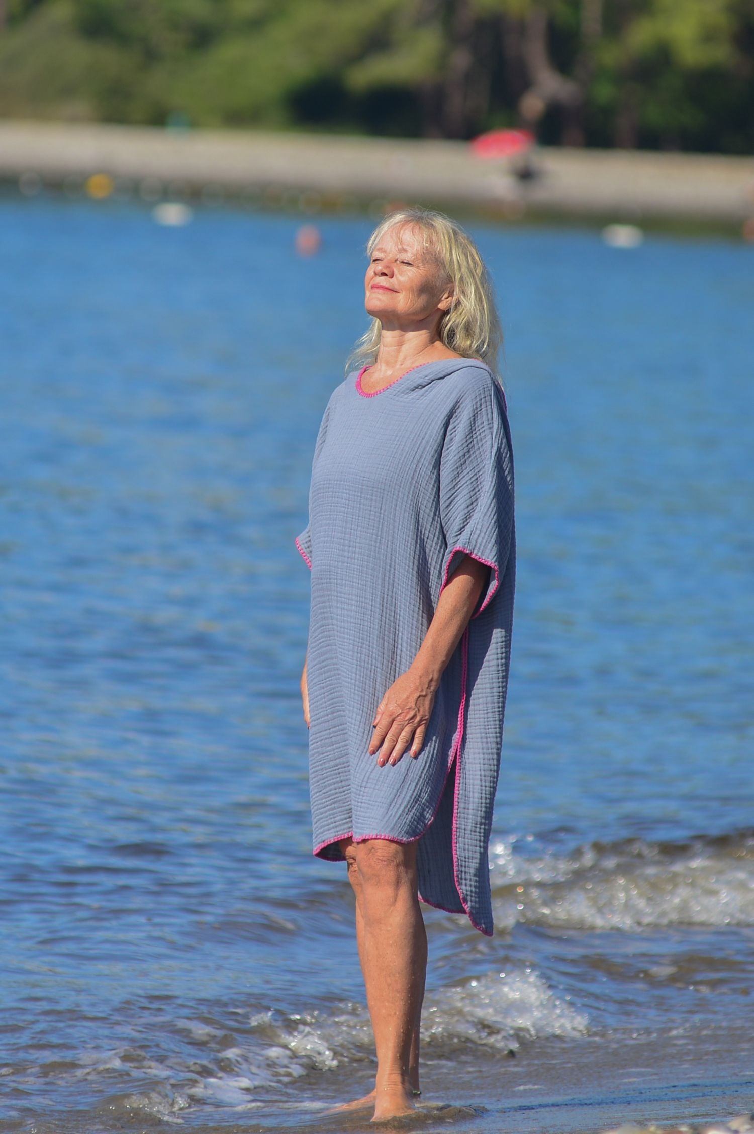 JPGOODBUY公式アカウント02さん専用 PONCHO SAM RONE Dames surfponcho, sauna poncho of strand poncho - katoen en