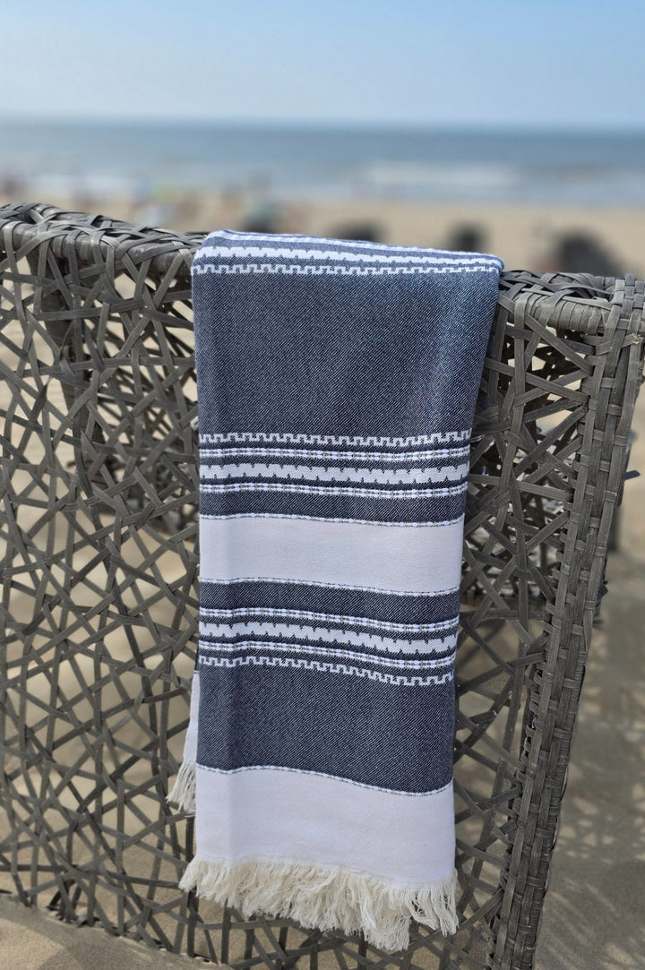 Hamamdoek Syma Donkerblauw