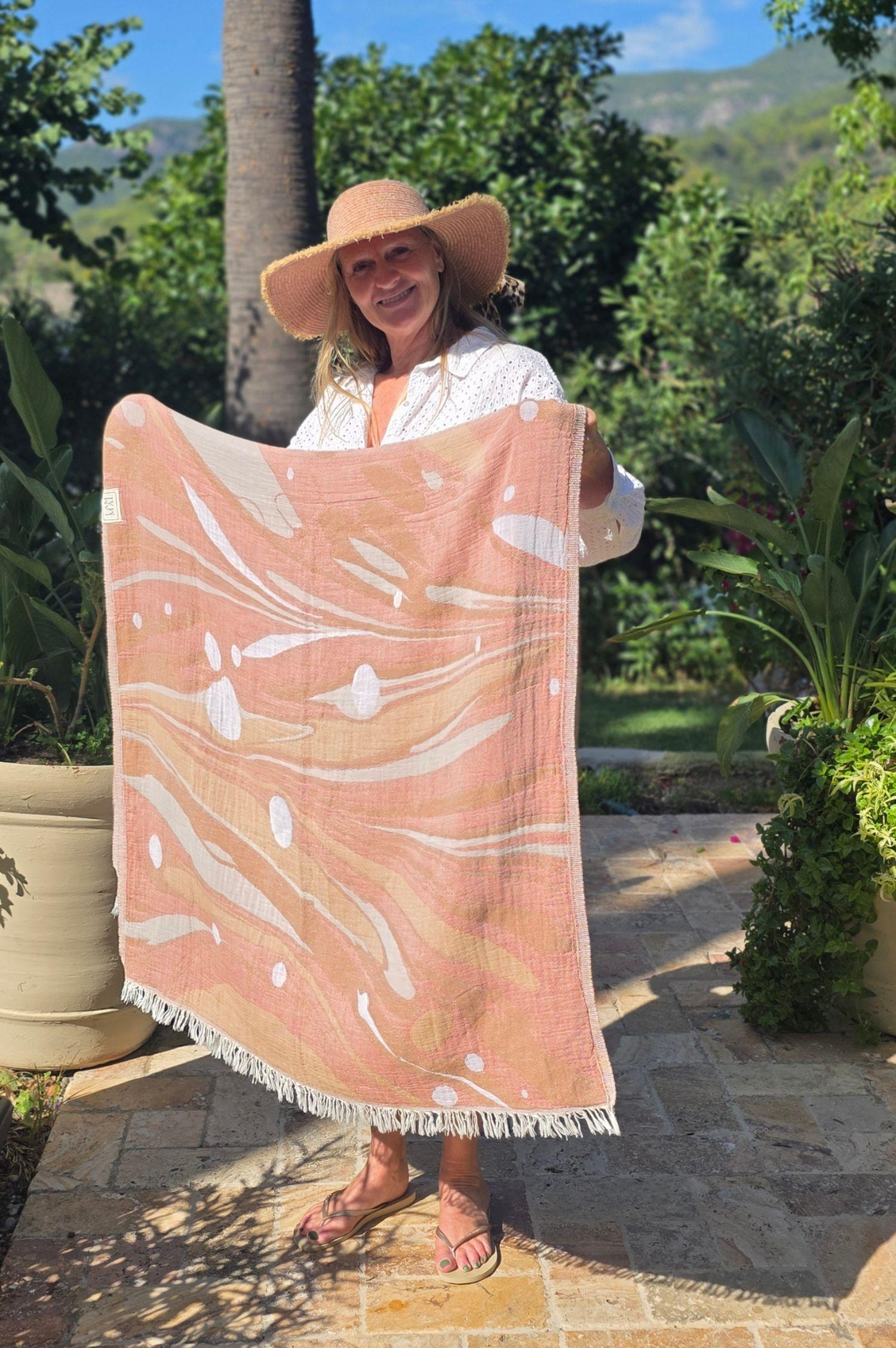 Hammam towel - AZA - 190 x 90 cm - exclusive - high-quality design