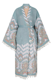 Boho kimono bathrobe REZA for women - one size (36 to 42)