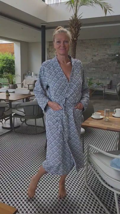 sauna-badjas ochtendjas