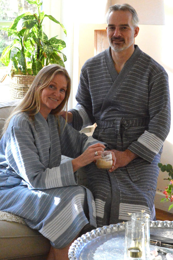  sauna badjas dames en heren of ochtendjas