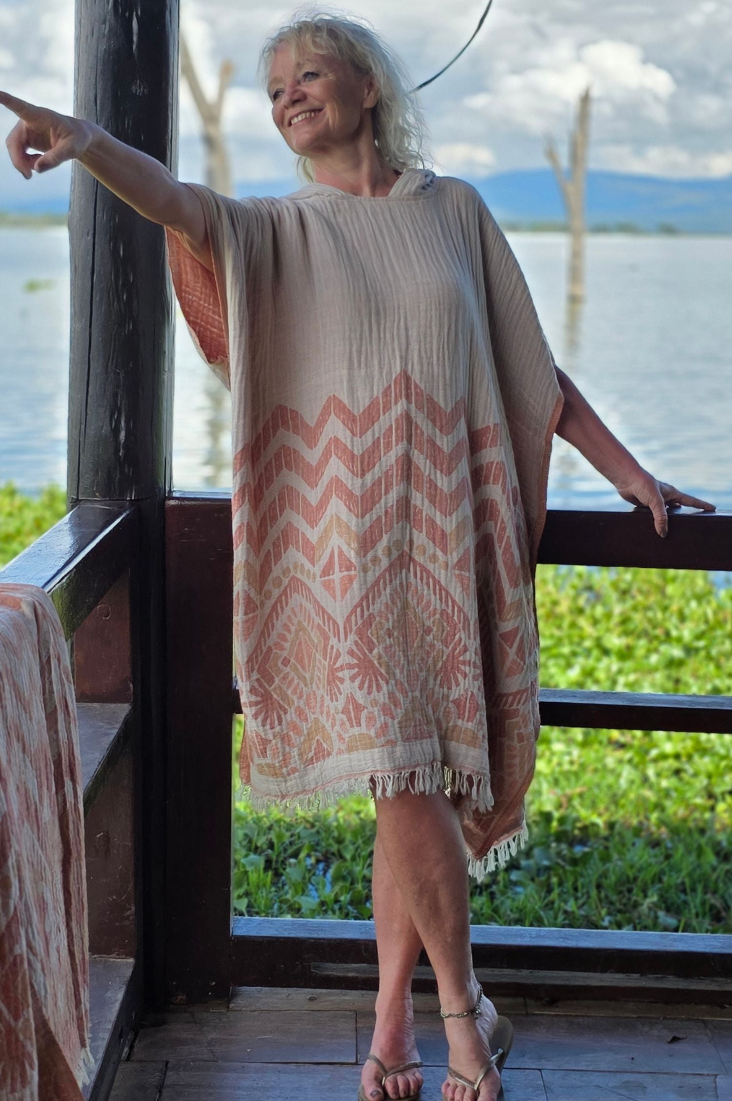 katoen surf strand poncho