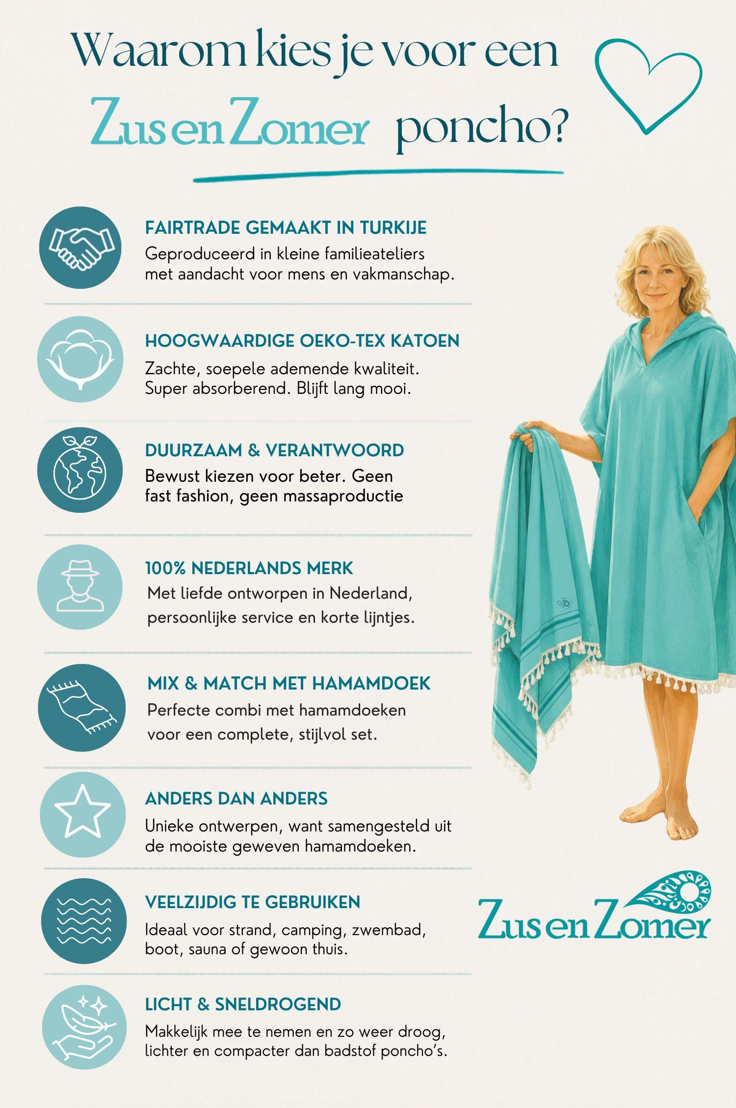 waarom kies je voor een zusenzomer strand poncho