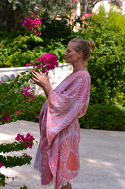 Bohemian kimono dress ALYA for woman - one size