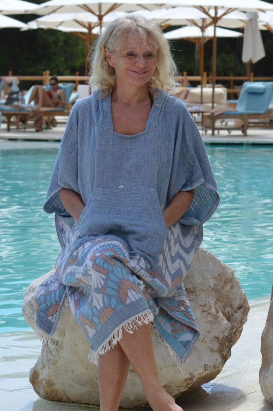 zusenzomer poncho strand sauna reza