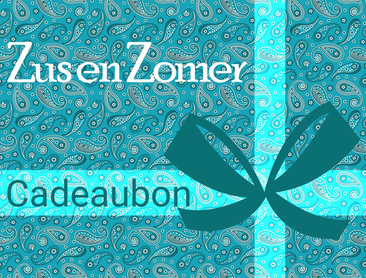 Cadeaubon ZusenZomer - ZusenZomer