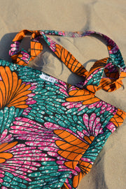 Beach bag with zipper from the More-Africa Foundation - Help us Help